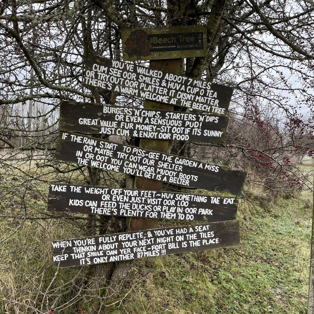 Trip photo, day 1 - Milngavie, Scotland.